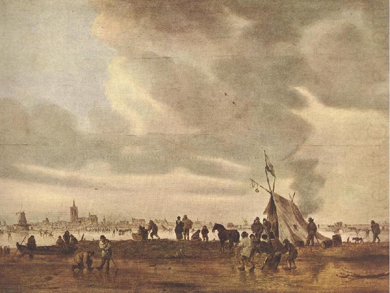 GOYEN, Jan van View of The Hague in Winter dg china oil painting image